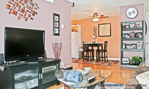 Living Room view to Dining Area