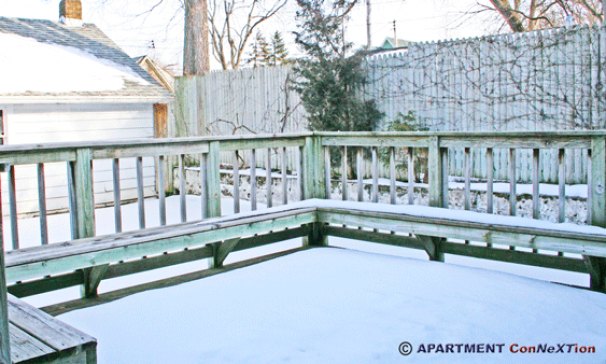 Large Back Yard Deck