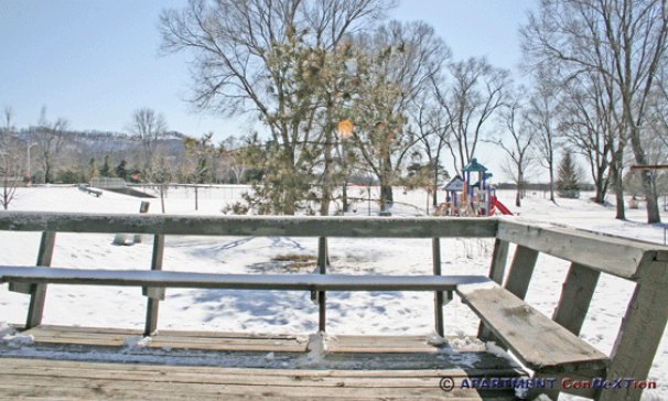 Deck View of Park & Bluffs