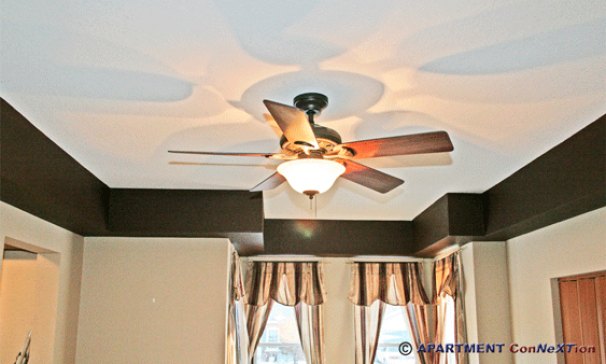 High Ceilings with Accent Trim