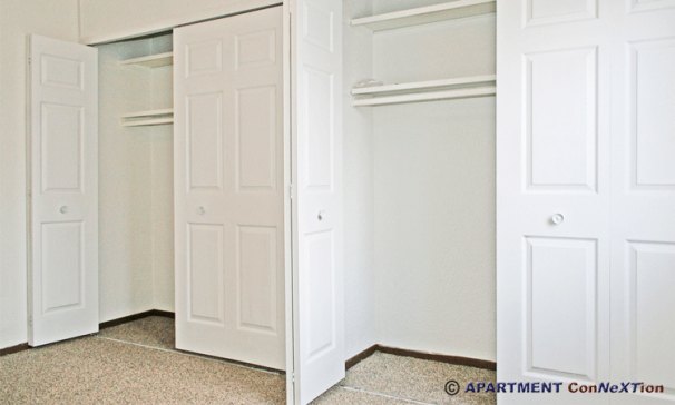 Bedroom Double Closets