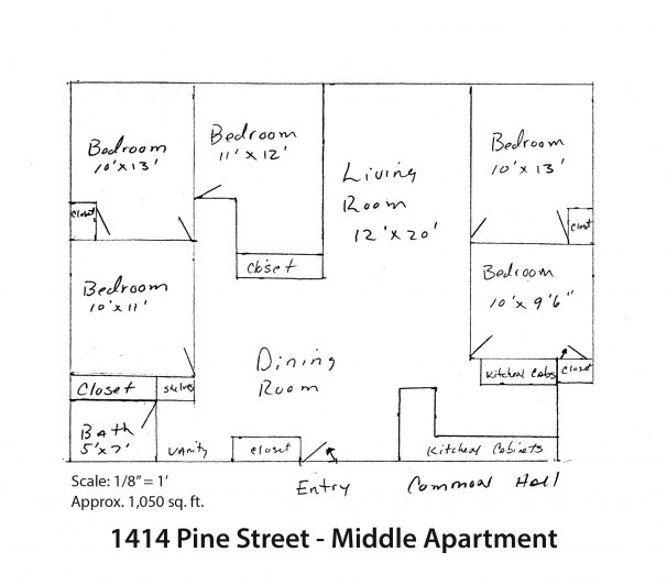 Listing LCX1560 1414 Pine Street, La Crosse APARTMENT ConNeXTion