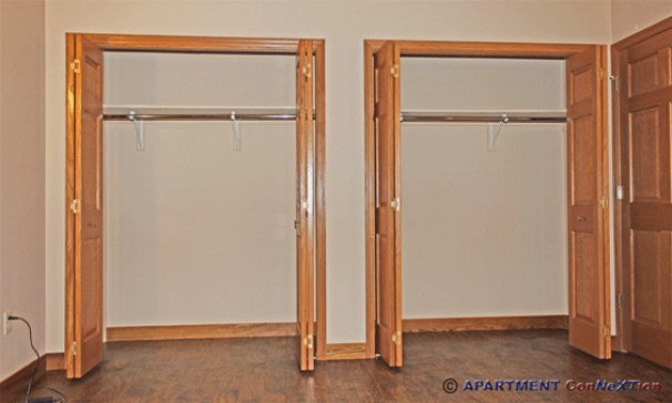 Bedroom Double Closets
