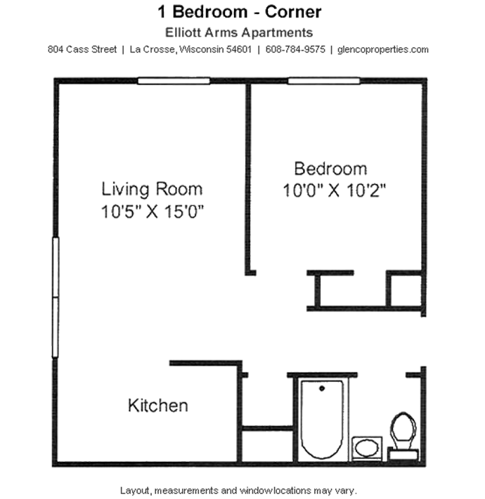 1-Bedroom Corner