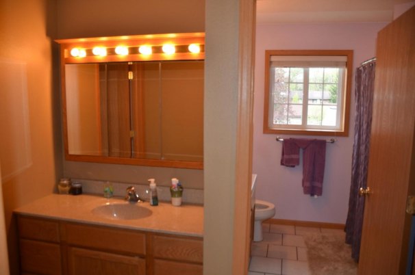 Extra Vanity in Hallway - Upper