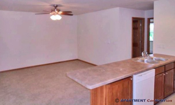 Kitchen Snack Bar / Living Room Dining Area