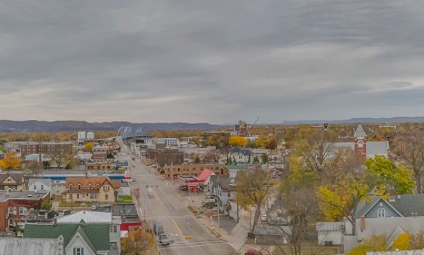 View to Minnesota Bluffs