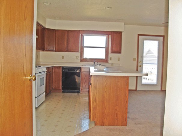 Kitchen (from top of entry stairs)