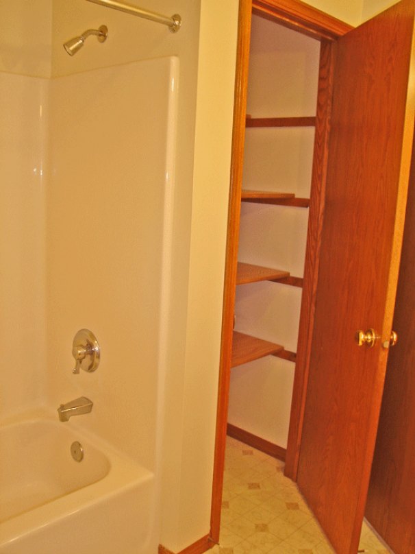 Lower Bathroom Linen Closet