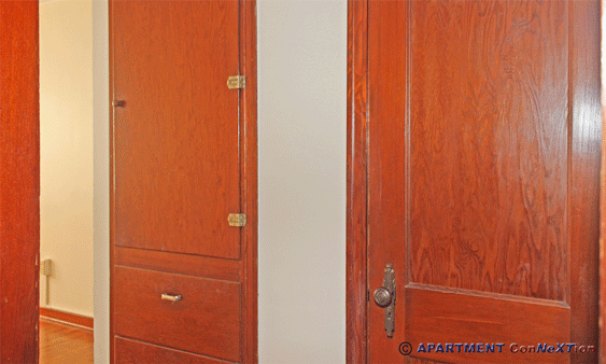 Hallway Built-In Cabinetry & Coat Closet