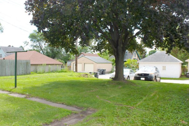 Back Yard and Parking