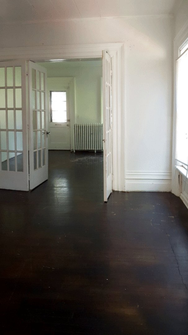 Living Room French Doors to Bedroom