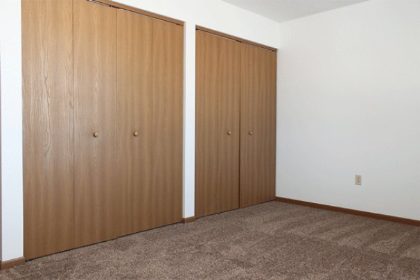 Bedroom Double Closets