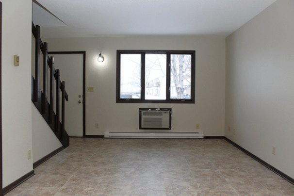 Living Room with New Ceramic Floor