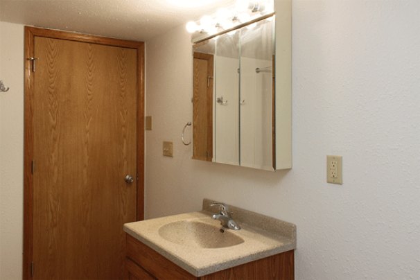 Bathroom (Living Room Entry Door)