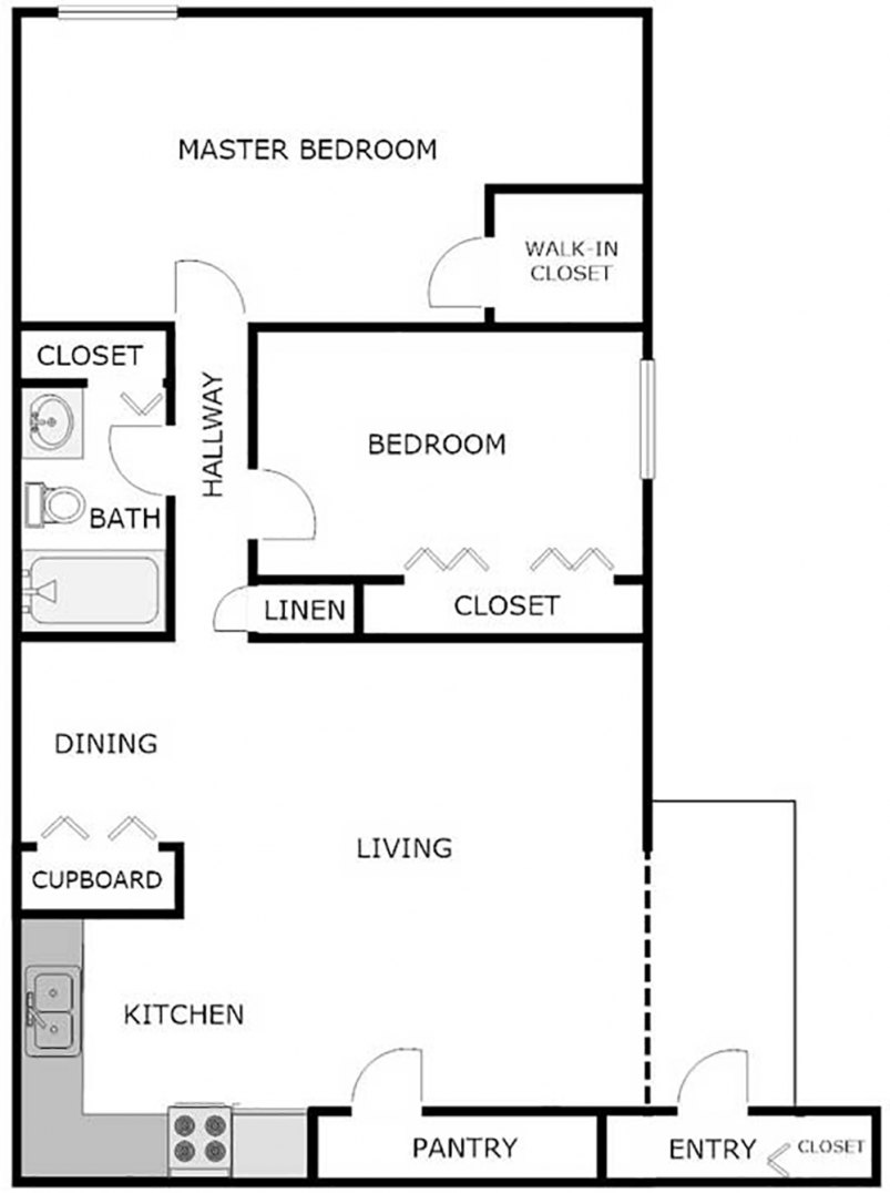 2-Bedroom Floor Plan 2-Bedroom Floor Plan