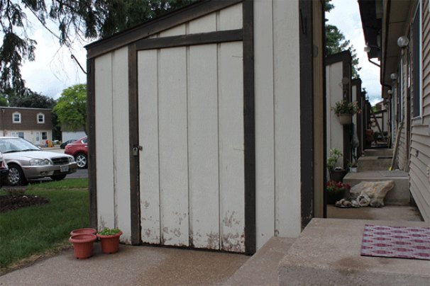 Patio & Storage Shed