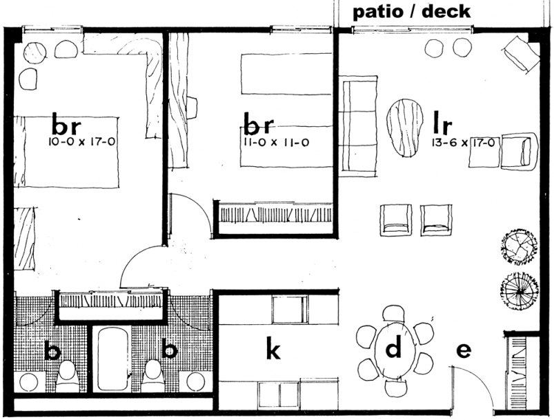2-Bedroom with Master 1/2 Bathroom 2-Bedroom with Master 1/2 Bathroom
