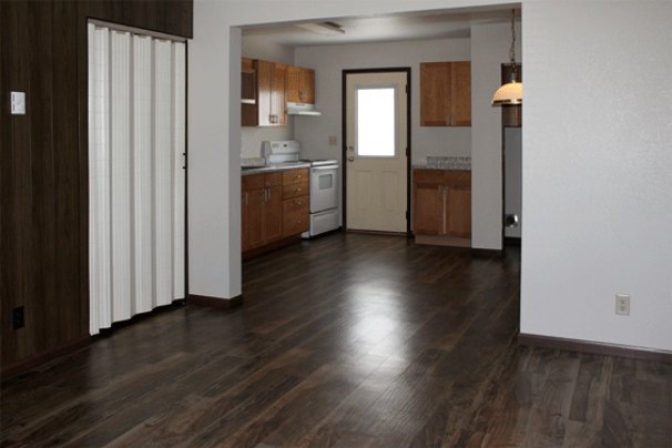 Living Room (View to Kitchen & Dining)