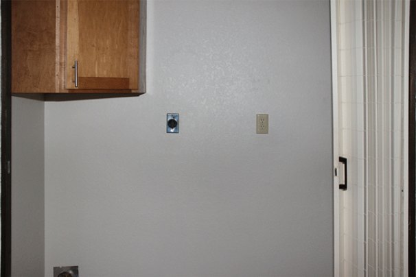 Laundry Closet (off Dining)