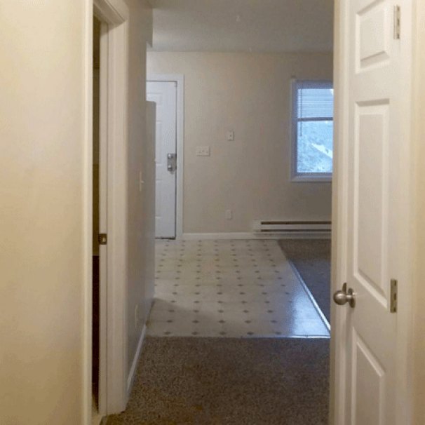Hallway to Kitchen & Living Room