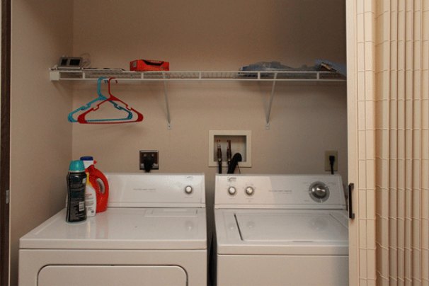 Laundry Closet (off Kitchen)