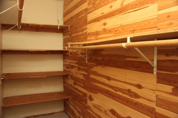 Bedroom 1 Cedar Walk-In Closet