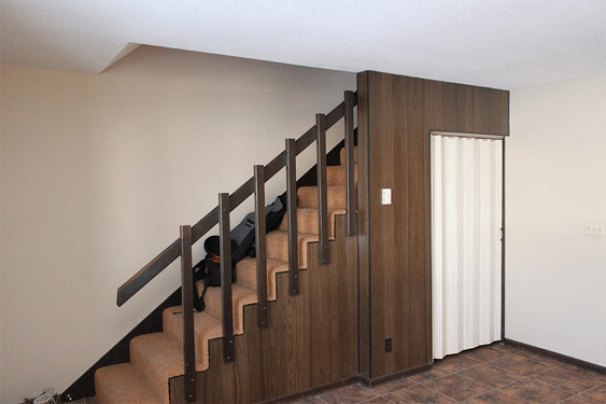 Living Room Stairs & Closet