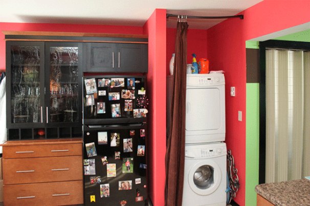 KItchen (stacking wasther/dryer)