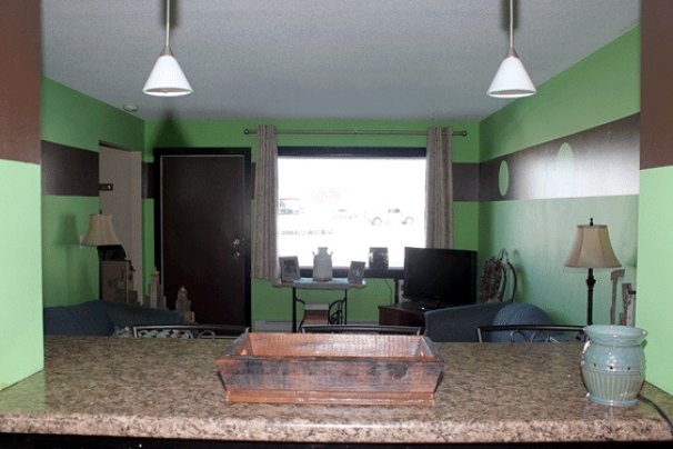 View from Kitchen to Living Room