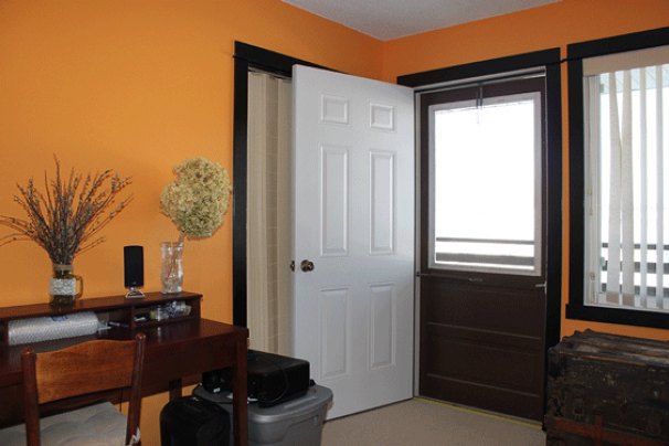 Bedroom 2 with front deck access