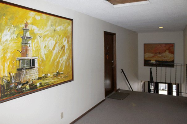 Nicely Decorated Wide Hallway
