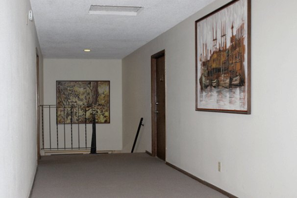 Nicely Decorated Wide Hallway