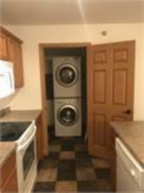 Laundry Closet in Kitchen