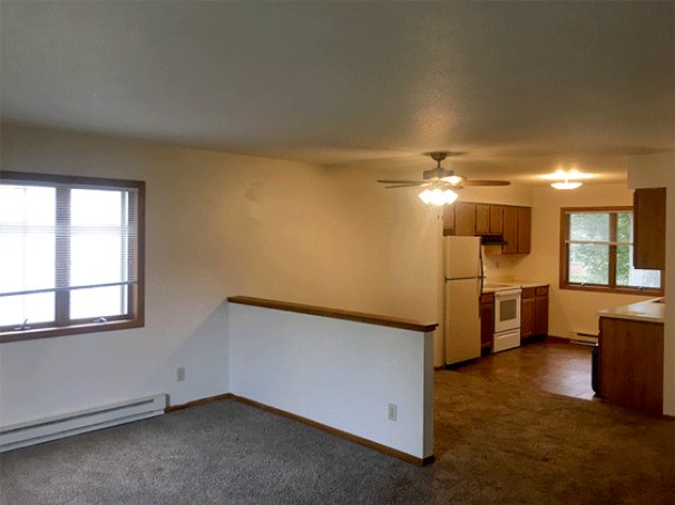 Living Room, Dining Room, Kitchen