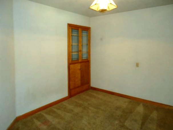 Dining Room with Built-In Hutch