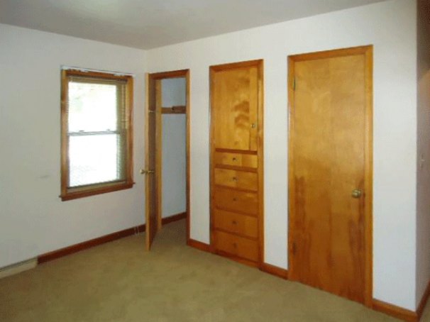 Bedroom with Built-In Dresser