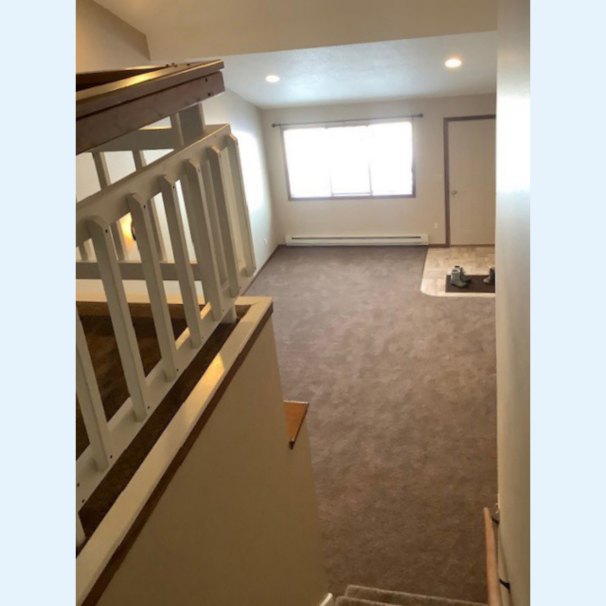 Stairway & Living Room
