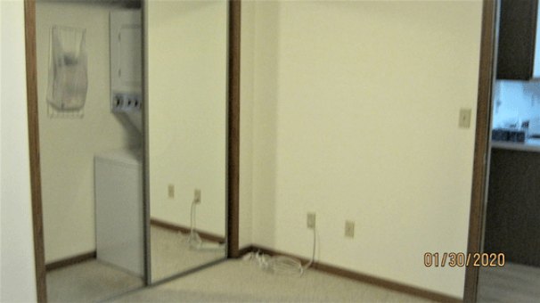 Washer/Dryer in One of Bedroom Closets