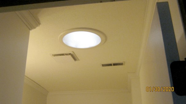 Bathroom Solar Tube Adds Light