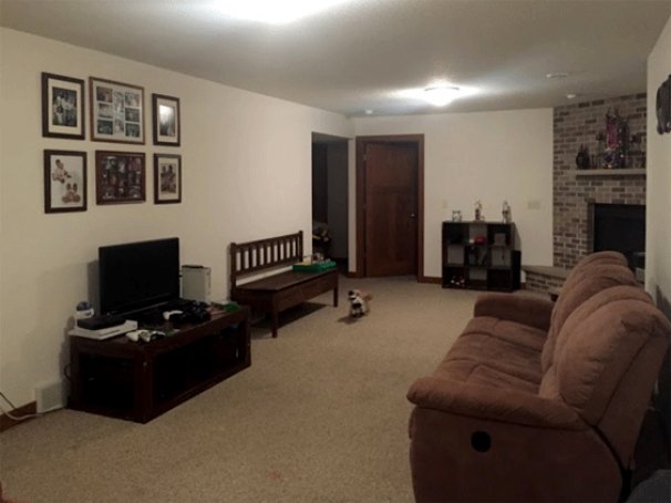 Family Room with Fireplace