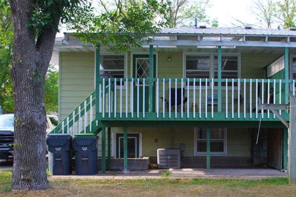 Back of Duplex (Upper and Lower Levels)