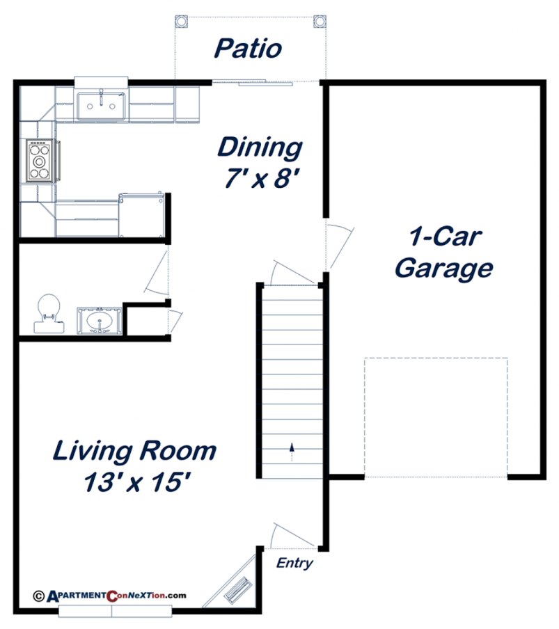 Main Floor (Entry Level) Floor Plan