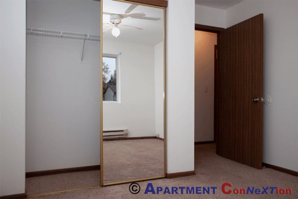 Bedroom 2 Mirror Door Closet