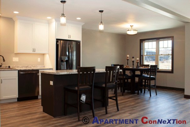 Kitchen & Dining from Family Room