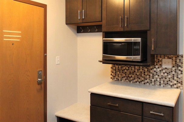 Front Door Boot Seat & Kitchen